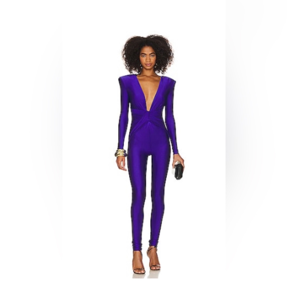 New Ronny Kobo Collection Vibrant Purple Jumpsuit NWOT